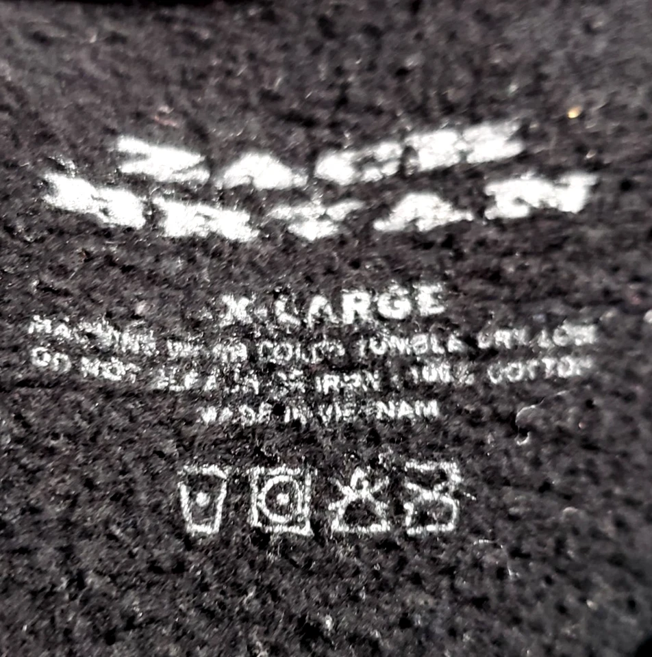 Sudadera con capucha Zach Bryan The Quittin Time Tour para hombre XL negra 2024 Band Merch Foto 3 de 4