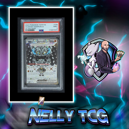 2024 Pokemon CS Mask Ogerpon ex - Twilight Masquerade - 199/167 - PSA 9 MINT