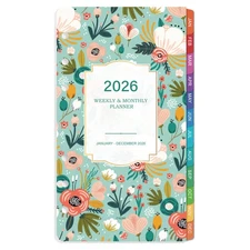 2026 Planner Refills - Weekly Monthly Refills with 6 Punched Holes from Janua...