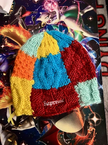 Bonnet tricot bloc suprême multicolore