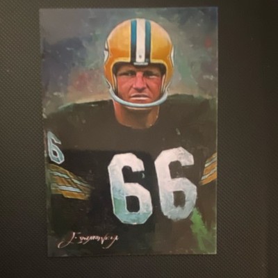 Ray Nitschke #22, 32/50 Limited, Edward Vela signed autographed football card
