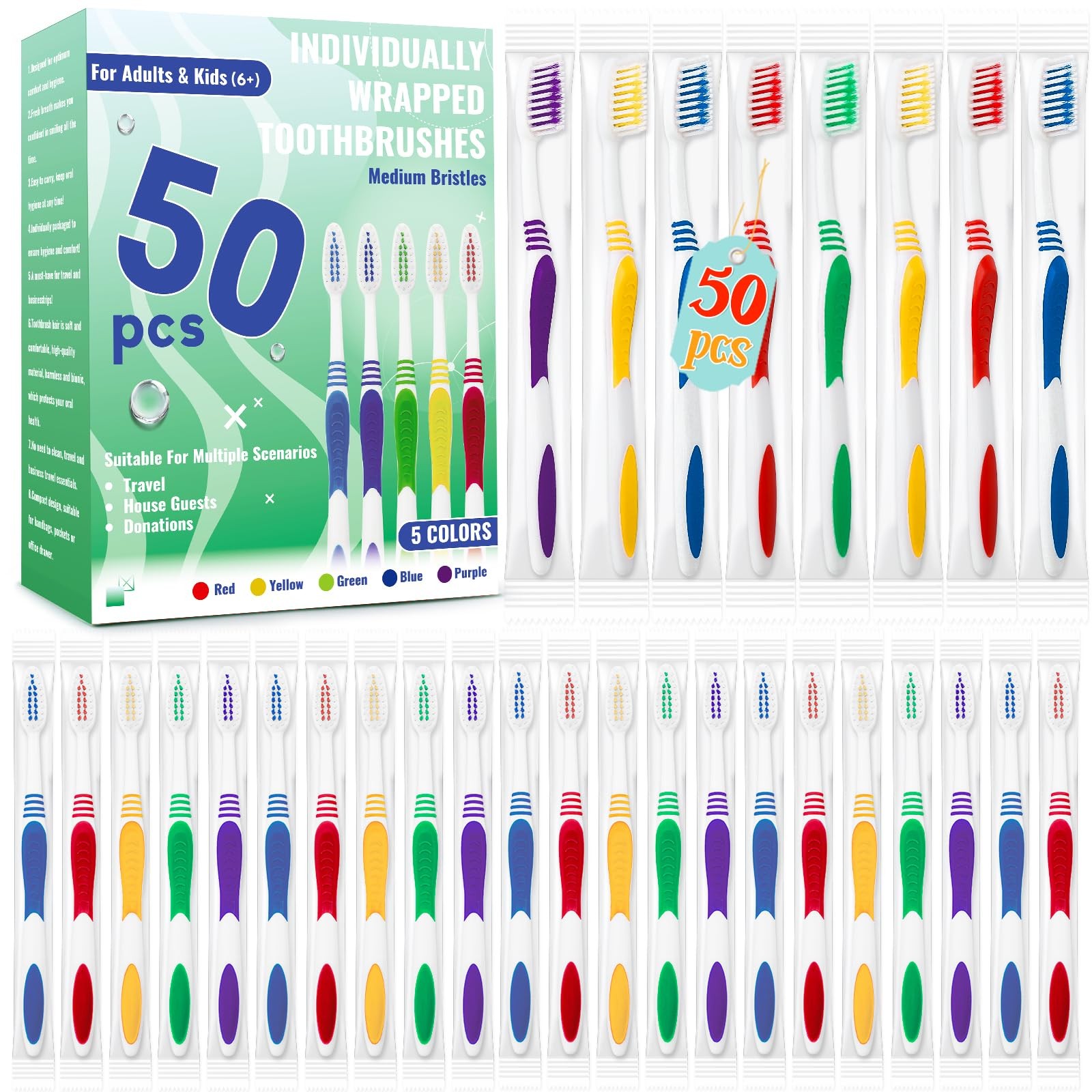 Pack Soft Bristle Indiv...