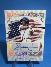 2025 panini Boys Of Summer Andrew Jones America’s Best #ABs–AJO Auto /25 HOF 