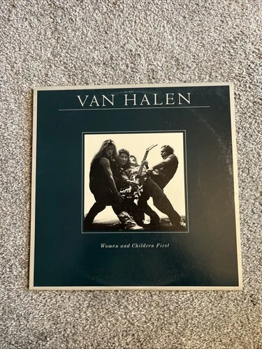 VAN HALEN Women And Children First Vinyl LP 1980 Record HS 3415 With POSTER