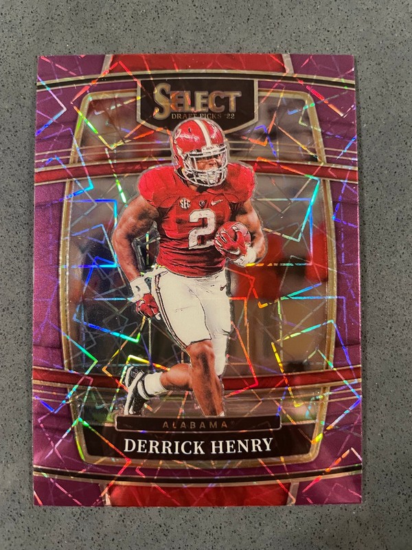 Derrick Henry Alabama/Ravens 2022 Select Draft Picks Concourse Purple Lazer #29