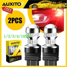 3157 3156 Tail Brake Stop Light Super Bulb Lamp Pure Red LED 54-SMD 1~10Set