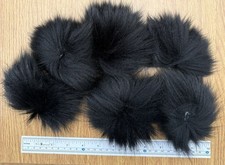 1 x Arctic Fox Tail Piece.  Black