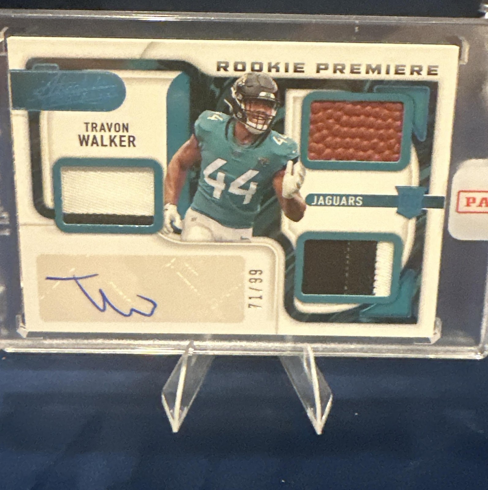 Travon Walker Panini Absolute #225 Autograph