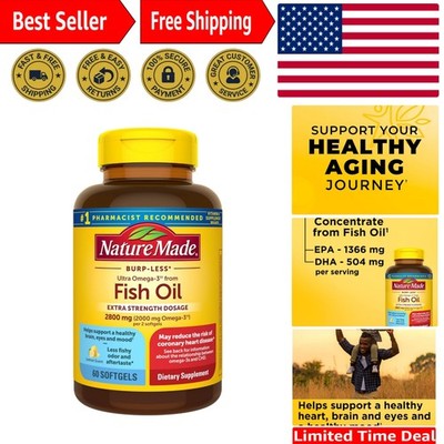 Ethyl Esters Omega 3 Fish Oil 2800mg - 60 Softgels Supporting Overall Wellness