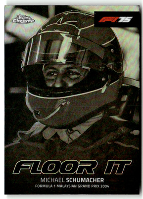 Topps Chrome Formel 1 2025 No. FI-7 Michael Schumacher Floor It