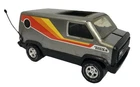 Vintage Tonka Play People Silver Sparkle Steel Boogie Custom Van Toy  #1950