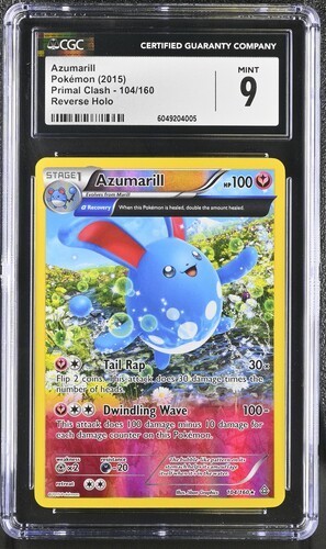 Azumarill graded CGC 9 for sale on eBay
