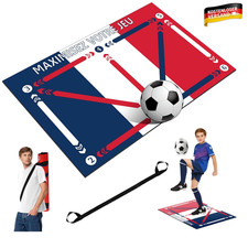 Fußballmatte rutschfest 60x90cm Trainingsmat...