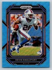 2022 Panini Prizm Football Blue Wave Devin Singletary #30