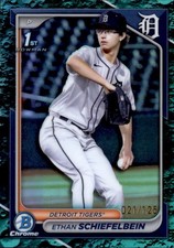 Ethan Schiefelbein 1st Bowman #BDC-7 #/125 Detroit Tigers