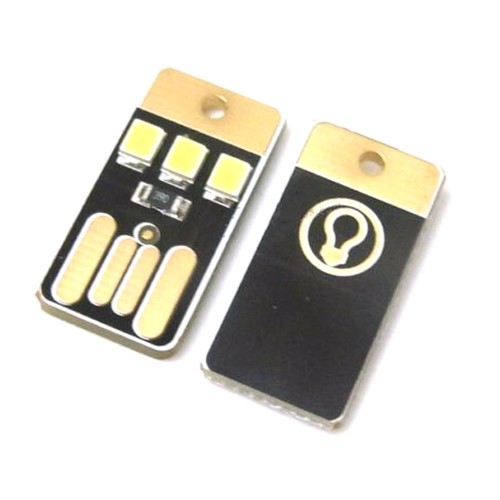 2Pack Super Mini 3-LED USB Tiny Night Light PC Laptop Pocket Lamp Color Random - Afbeelding 8 van 11