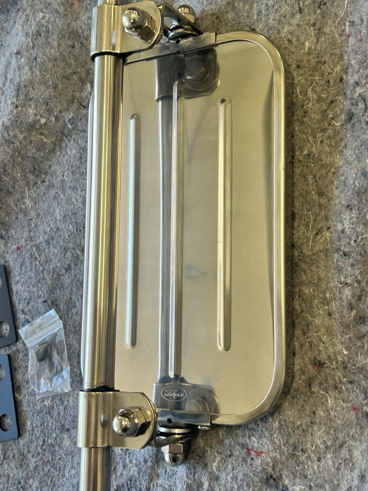 1967-1972 Ford F100 F250 F350 West Coast Swing Lock Mirrors Stainless