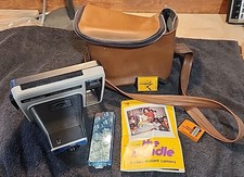 Vintage Kodak The Handle Instant Camera With Manual, Bag, Flashstick, Battery