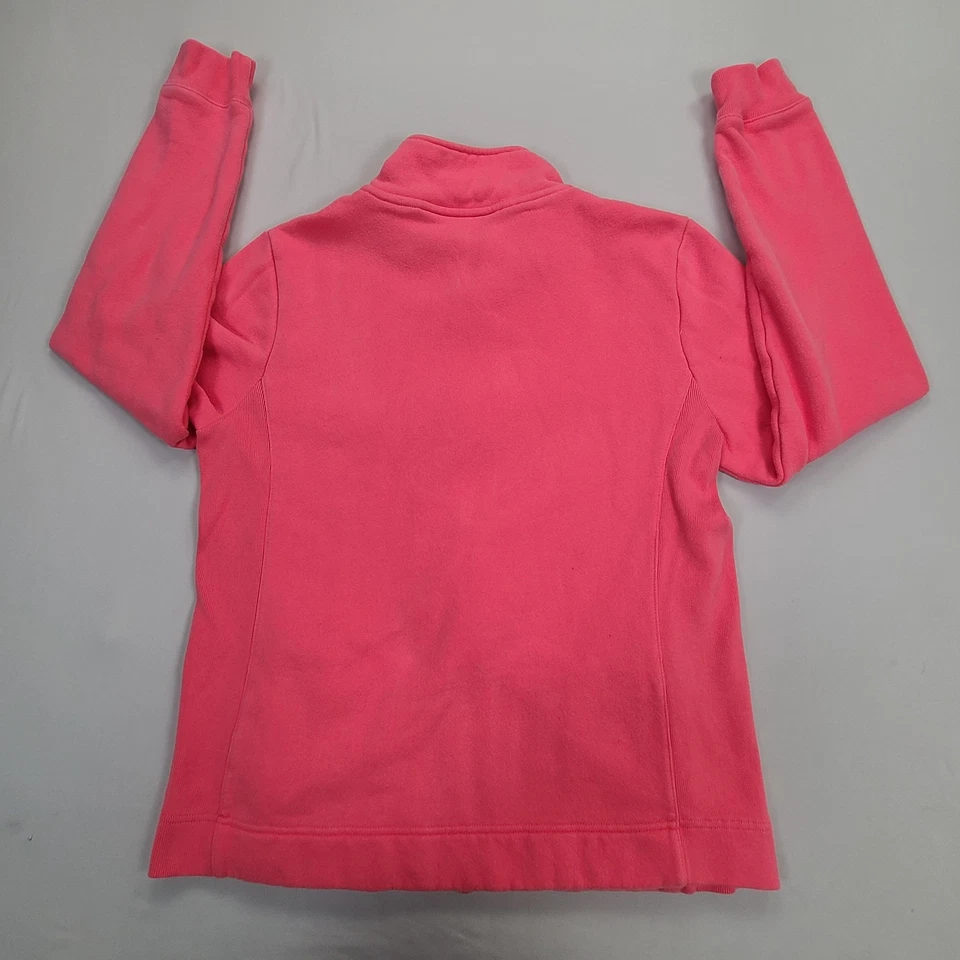 Izod Jacket Womens Large Pink Fleece Full Zip Casual Outdoor Warm - Image 2 of 4