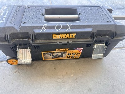 DEWALT 28in Rolling Tool Box Wheels & Handle, Water Resistant, 80 lb, B/Y