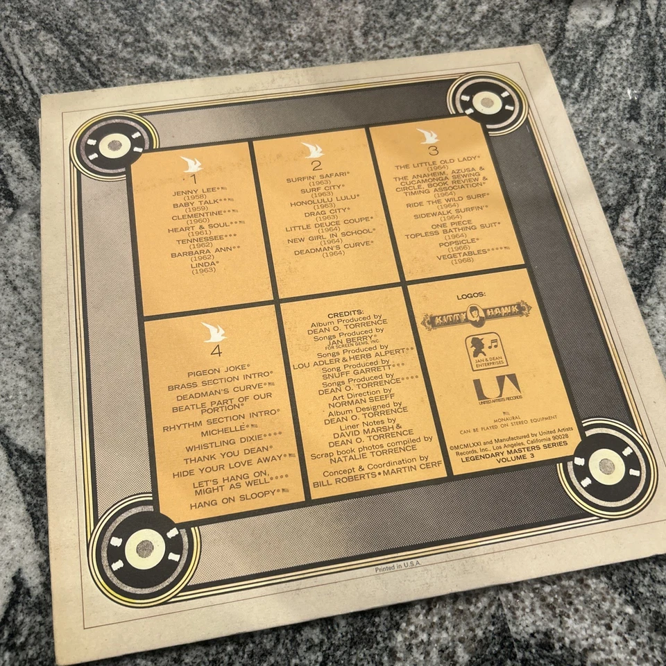 Jan & Dean Anthology Album 2xlp UAS-9961 1971 vinyl - Image 2 of 4