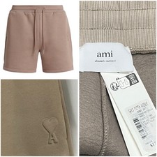 AMI DE COEUR Alexandre Mattinussi XL Tan Fleece Shorts NEW Retail 350 New NWT