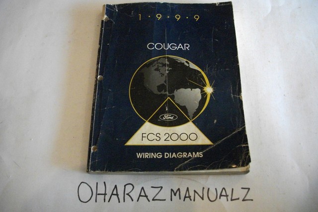 1999 FORD Mercury Cougar Wiring Diagrams Manual OEM | eBay