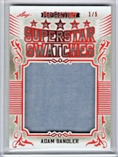 2021 Leaf Metal Pop Century ADAM SANDLER Relic /5 RED Superstar Swatches 