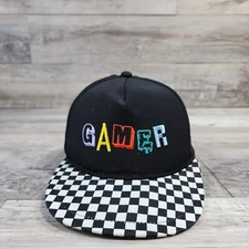 GAMER Video Games Cap Hat Youth Kids Adjustable SnapBack Casual Wear 
