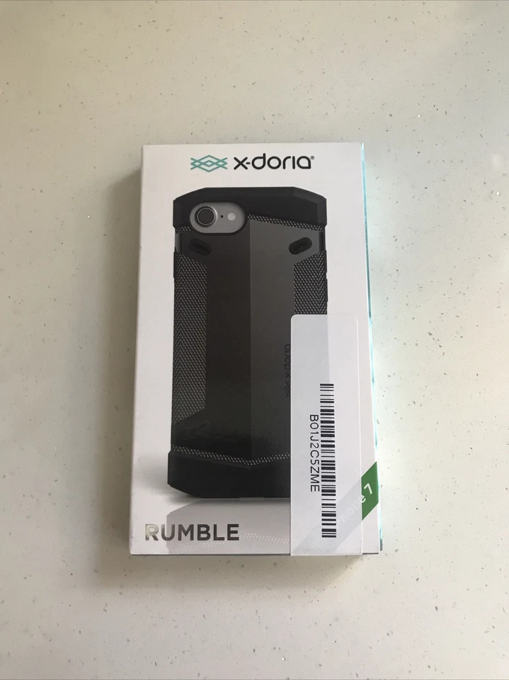 iPhone 7 Case X-Doria Rumble Ultimate Protection Drop Tested Grip Black - Image 2 of 2