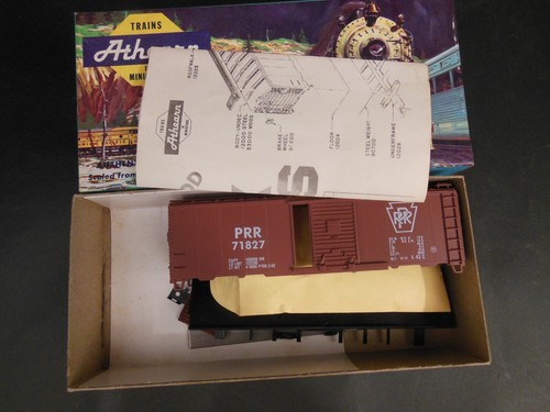 KIT COCHE CAJA PERSONALIZADO ESCALA HO ATHEARN/BRANCHLINE PRR 71827 X-43 C 40' | Zustand: New