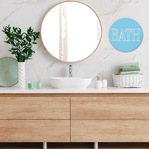 Scritta in Legno Da Appendere Scritta Arredo Lavanderia Scritta Decorativa - Picture 8 of 18