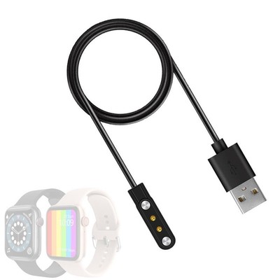 2 pin 4mm Bracelet Charging Cable Smart Watch Magnet Cable Charging Suction H8F7