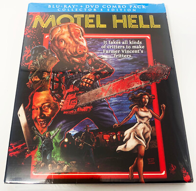 MOTEL HELL: Shout Factory Collector's Edition With Slipcover Blu-Ray DVD SEALED