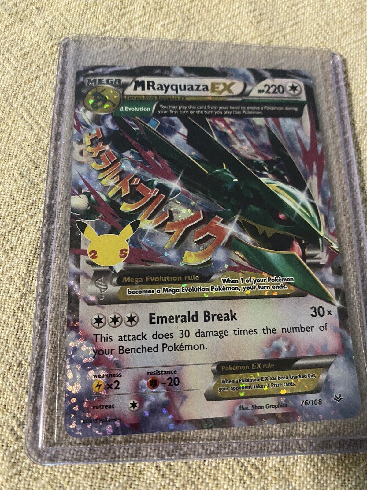 MEGA M RAYQUAZA EX BGS 8 SHINY XY ANCIENT ORIGINS 98/98 Pokemon Full Art  PSA CGC