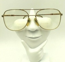 Vintage Lamy Gilbert Gold Metal Pilot Sunglasses FRAMES ONLY