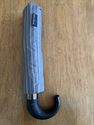 Nautica Umbrella Gray Auto Open