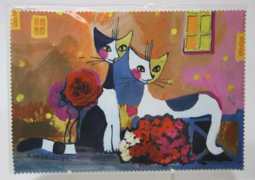 Brillenputztuch / Microfasertuch Katze * Rosina Wachtmeister * Village People *