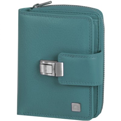 Greenburry Spongy Geldbörse Leder 9,5cm #16915 (petrol)