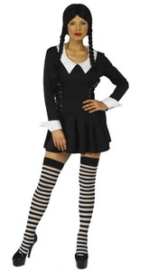 image is loading ladies womens wednesday fancy dress costume halloween outfit - Halloween Costume Monster image is loading ladies womens wednesday fancy dress costume halloween outfit - Halloween Costume Monster