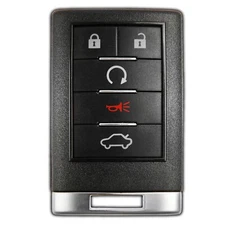 Replacement For Cadillac Remote PN 20998254 20998256 5-Button Key Fob