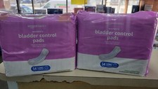 Amazon basic Womens Bladder Control Pads 2 Packs 2x54 Count long length