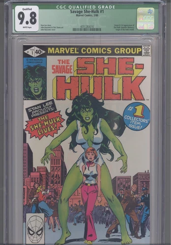 The Savage She Hulk #1 CGC 9.8 1980 Marvel Comics John Buscema, Qualified Grade