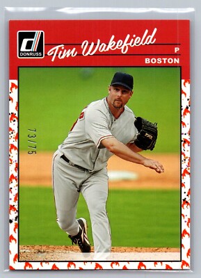 2023 Donruss - Retro 1990 #290 Tim Wakefield /75 On Fire