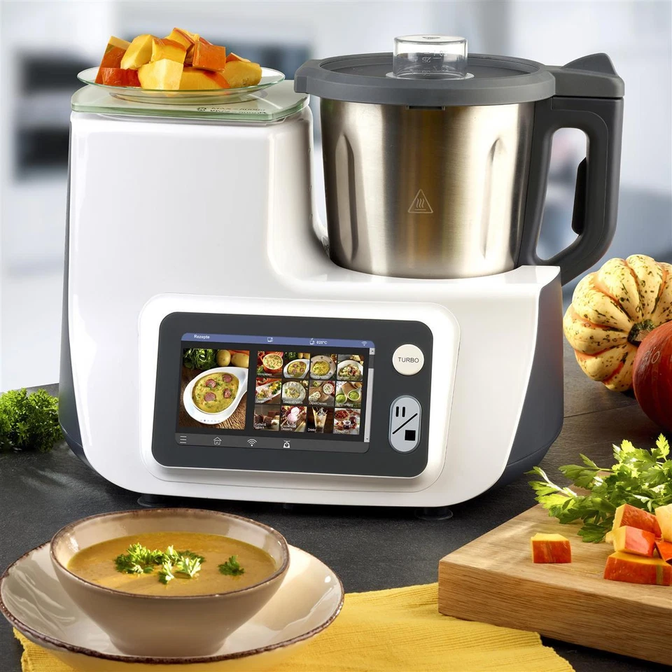 Küchenmaschine mit Kochfunktion WLAN Mixer Dampfgarer Multifunktional Waage NEU - Bild 2 von 4