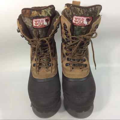 Wild Wolf By Rocky 9W Leather Camo Waterproof Boots  display picture 2