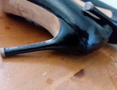 RUPERT SANDERSON Black Patent Leather Pumps Heels | eBay display picture 1