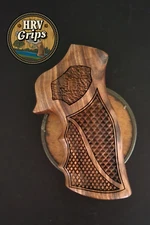 Ruger GP100 Custom HRV Grips™ Pau Ferro OSFG Dragonscale/FlatTop Stipple Patch