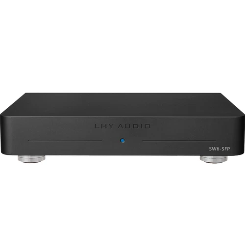 LHY Audio SW6-SFP 6 port high definition audio Ethernet switch with 240v - Picture 3 of 5