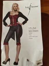 Leg Avenue  Sexy Posh Spice Vampire Costume Halloween sz Large